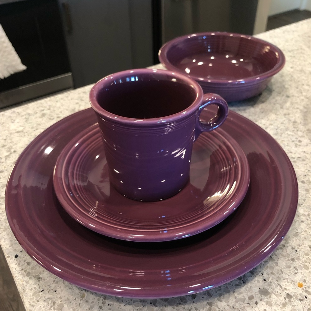 Fiestaware 4 piece dish set!